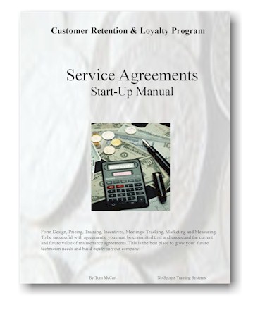 Service Agreements Startup Manual